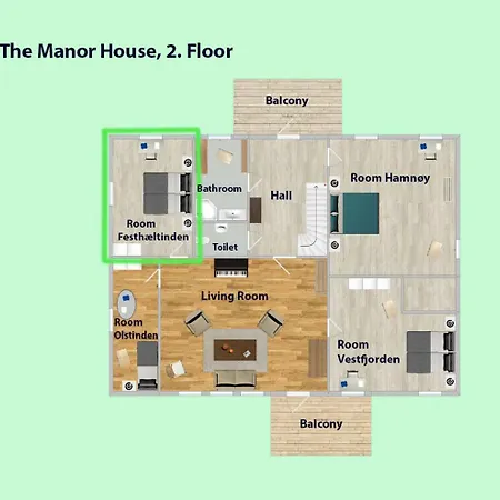 The Manor House In Hamnoy Lodge *